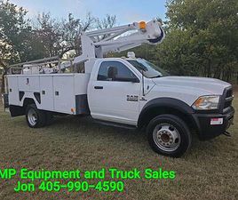 RAM TRUCKS RAM 4500 2013 DODGE RAM 4500 40FT CABLE TELCOM FIBER BUCKET TRUCK 6.7L DIESEL E