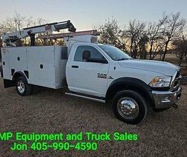 RAM TRUCKS RAM 5500 2018 DODGE RAM 5500 5000LB CRANE PTO AIR 11FT MECHANICS SERVICE BED TR