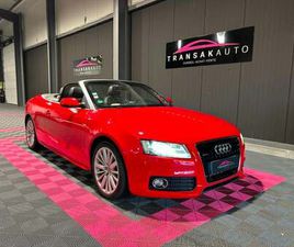 AUDI A5 CABRIOLET V6 3.0 TDI 240 CV QUATTRO S LINE S TRONIC + BLUETOOTH + SIÈGES CHAUFFANTS + RADAR AVANT/ARRIÈRE