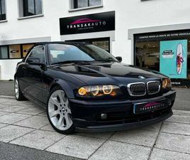 BMW SERIE 3 CAB E46 325I CI - CUIR HELLGRAU - COMBINÉ FILETÉ - TEINTE D'ORIGINE - SUIVI