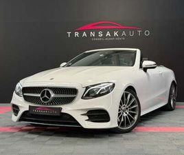 MERCEDES CLASSE E CABRIOLET 220 D 9G-TRONIC SPORTLINE SUIVI ENTRETIEN MERCEDES