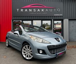 PEUGEOT 207 CC PEUGEOT 207 CC PEUGEOT 207CC *CABRIOLET*RADAR DE RECUL* 1.6 VTI16V 120CH