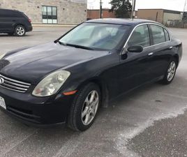 INFINITE G35X, SUPER LOW MILEAGE