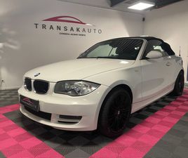BMW SERIE 1 CABRIOLET 125 BMW SERIE 1 CABRIOLET E88 125I 218 CH EXCELLIS
