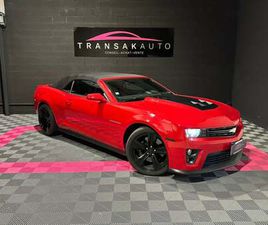 CHEVROLET CAMARO ZL1 CHEVROLET CAMARO 6.2 V8 ZL1 588 CV + CAMERA DE RECUL + AFFICHAGE TETE HAUTE
