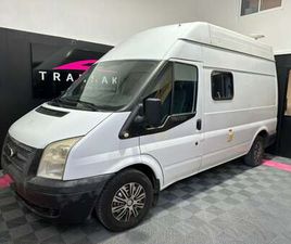 FORD TRANSIT FOURGON PROPULSION 350 MS TDCI 125 *** VANNE AMENAGE POUR DEUX PERSONNES / BATTERIE / CHAUFFAGE ELECTRIQUE ***