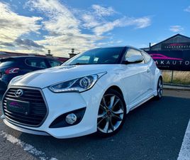 HYUNDAI VELOSTER 1.6 T-GDI 186 TURBO - LE MOINS CHER DE FRANCE - TRÈS BONNE FIABILITÉ-ENTRETIEN OK-CAMÉRA RECUL-GPS-VOLANT ET SIÈGES CHAUFFANTS