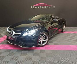MERCEDES CLASSE E CABRIOLET E 220 MERCEDES CLASSE E CABRIOLET 220 D 2.1 CDI 170 CH 9 G-TRONIC SPORTLINE PACK AMG / GARANTIE 08/2029