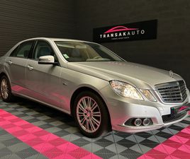 MERCEDES CLASSE E 350 CGI - 3,5L V6 - BLUEEFFICIENCY ELÉGANCE EXECUTIVE A