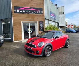 MINI COUPE JOHN COOPER WORKS MINI COUPE R58 211 CH, 1.6L / JOHN COOPER WORKS / GPS / RADAR AR / SIEGE CHAUFFANT / MODE SPORT