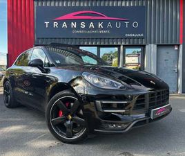 PORSCHE MACAN TURBO PACK PERFORMANCE PORSCHE MACAN TURBO PACK PERFORMANCE 3.6 V6 400CH * TOIT OUVRANT / SIEGES CHAUFFANTS / VENTILES / CARNET PORSCHE*