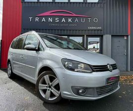 VOLKSWAGEN TOURAN 1.6 TDI 7 PLACES 105CH CARAT