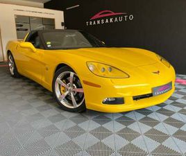 CORVETTE C6 CHEVROLET CORVETTE C6 LS3 V8 6.2 437CH BVM6 TARGA / ORIGINE FRANCE / CARNET / BORLA / SIÈGES ÉLEC CHAUFFANTS À MÉMOIRE / BOSE / HUD / RÉGULATEUR