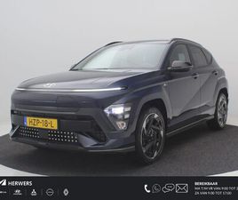 HYUNDAI KONA LONG RANGE HYUNDAI KONA ELECTRIC N LINE BUSINESS 64,8 MY 26 / 3-FASE / DODEHOEKDETECTIE / WARMTEPOMP / 19 INCH / NAVIGATIE / SOH 100% / LONG RANGE / LED VERLICHTING /