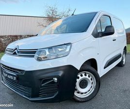 ( 9575HT) CITROËN BERLINGO III VAN M 1,6L HDI 100CH DRIVER 3PLACES 1°MAIN CAMERA/CARPLAY/GPS/RADARS