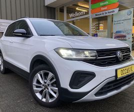 VOLKSWAGEN T-CROSS GOAL -HALF LEDER/STOF -GPS -ACC -APP -ALU 17'