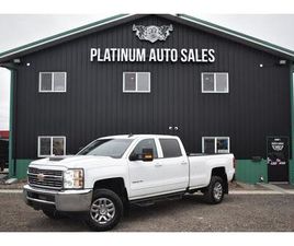 CHEVROLET SILVERADO 3500 USED 2018 CHEVROLET SILVERADO 3500 LT - 6.6L DURAMAX - LONG BOX - LOADED W/ LEATHER