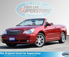 CHRYSLER SEBRING CABRIOLET USED 2008 CHRYSLER SEBRING LIMITED CONVERTIBLE ~HARD TOP ~NAV ~HEATED LEATHER