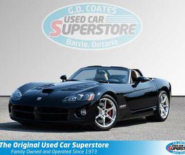 DODGE VIPER SRT 10 USED 2009 DODGE VIPER SRT10 ~600HP 8.4L V10 6-SPEED RARE LOW KM !