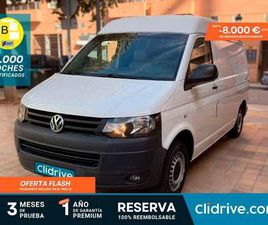 VOLKSWAGEN TRANSPORTER FURGÓN CORTO T.NORMAL 2.0 TDI 140CV 2.8T