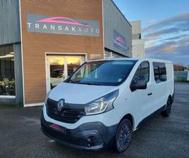 RENAULT TRAFIC FOURGON GN L1H1 1000 KG DCI 90 GRAND CONFORT / ATTELAGE / PORTE VELO / ROUE DE SECOUR / GPS / RADAR AR / REGULATEUR / LIMITEUR