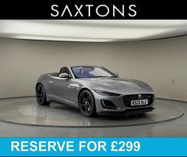 JAGUAR F-TYPE CABRIOLET P450 5.0 V8 R-DYNAMIC BLACK AUTO AWD EURO 6 (START/STOP) 2DR