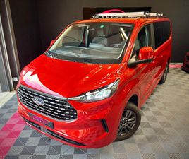 FORD TOURNEO CUSTOM FORD TOURNEO CUSTOM L1 2.0 ECOBLUE 170 CH BVA8 4X4 TITANIUM - RAMPE TPMR - GALERIE DE TOIT - ATTELAGE - SIEGES CHAUFFANTS