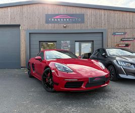 PORSCHE 718 CAYMAN 2.5I S 350 CV PDK + ROUGE CARMIN + CARPLAY + PDLS PLUS + PASM + PSE + PACK CARBONE + PACK CHRONO