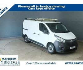 VAUXHALL VIVARO 2018 18 VAUXHALL VIVARO 1.6 CDTI 2900 PANEL VAN 5DR DIESEL MANUAL L1 H1 EURO 6 (