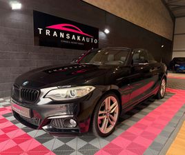 BMW SERIE 2 CABRIOLET 220 BMW SERIE 2 CABRIOLET F23 220D 190 CH M SPORT A * SIEGES CHAUFFANT*