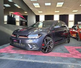 VOLKSWAGEN POLO 2.0 TSI 207 DSG7 GTI 1ERE MAIN /ENTRETIEN RESEAU VW/RIEN A PREVOIR/JANTE FARO 18/CAMERA DE RECUL/SIEGES ALCANTARA CHAUFFANT