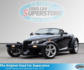 PLYMOUTH PROWLER USED 2000 PLYMOUTH PROWLER ~LEATHER ~CHROME WHEELS ~ONLY 34,000 KM! ~RARE!