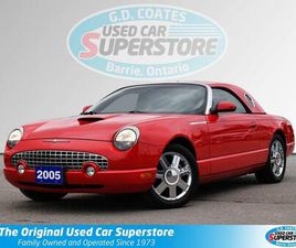 FORD THUNDERBIRD USED 2005 FORD THUNDERBIRD 50TH ANNIVERSARY ~HEATED LEATHER ~CHROME WHEELS