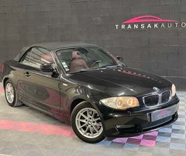 BMW SERIE 1 CABRIOLET 118 BMW SERIE 1 CABRIOLET E88 118D 143 CH CONFORT / SIEGES CHAUFFANTS / RADARS AV/AR