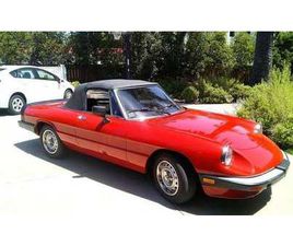 1986 ALFA ROMEO SPIDER ROUGE MANUEL, 5 VITESSES CONDUITE...
