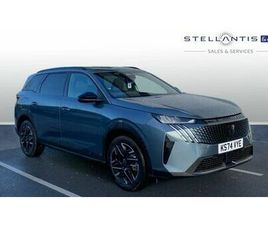 PEUGEOT 5008 SUV 1.2 HYBRID ALLURE SUV 5DR PETROL HYBRID E-DSC6 EURO 6 (START/STOP) (136 PS)