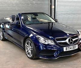 2014 MERCEDES-BENZ E CLASS E220 CDI AMG SPORT 2DR 7G-TRONIC CONVERTIBLE DIESEL AUTOMATIC