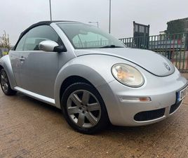 VOLKSWAGEN NEW BEETLE CABRIOLET VOLKSWAGEN BEETLE 1.6 CABRIOLET 2DR PETROL MANUAL EURO 4 (102 PS)
