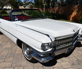 1963 CADILLAC DEVILLE RESTORED CONVERTIBLE RARE BUCKETS CONSOL !!