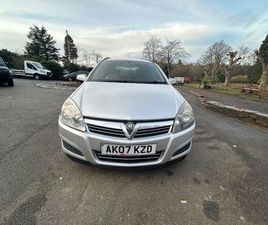 VAUXHALL ASTRAVAN VAUXHALL, ASTRAVAN, CAR DERIVED VAN, 2007, AUTOMATIC, 1910 (CC)