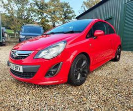 VAUXHALL CORSA VAUXHALL, CORSA SRI SPORT, 2012, LONG MOT, 1.7 CDTI