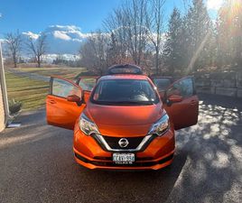 2017 ORANGE NISSAN VERSA NOTE SV - LOW KM