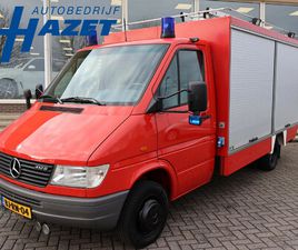 MERCEDES-BENZ SPRINTER 412D 2.9D AUTOMAAT *13.403 KM* BRANDWEERAUTO *MARGE* DUBBEL