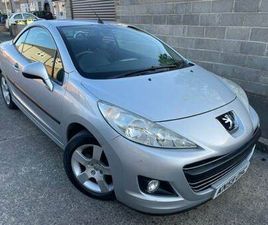 PEUGEOT 207 CC PEUGEOT, 207, CONVERTIBLE, 2009, MANUAL, 1598 (CC), 2 DOORS
