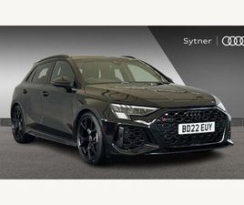 AUDI A3 SPORTBACK S3 2.5 TFSI CARBON BLACK SPORTBACK S TRONIC QUATTRO EURO 6 (START/STOP) 5DR