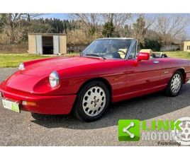 ALFA ROMEO SPIDER DUETTO 2.0 DUETTO, OMOLOGATA ASI, MATCHING NUMBERS