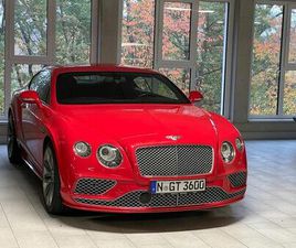 BENTLEY CONTINENTAL GT SPEED EDITION FACELIFT - GARANTIE