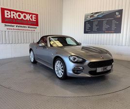 FIAT 124 SPIDER 2018 FIAT 124 1.4 MULTIAIR 124 SPIDER LUSSO