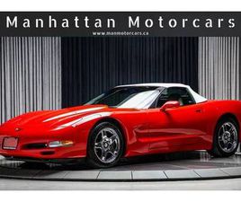 CORVETTE C5 CABRIOLET 1999 CHEVROLET CORVETTE CONVERTIBLE MANUAL 345HP|Z51PKG|WHTTOP|GREYINT
