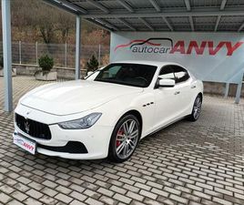 MASERATI GHIBLI MASERATI GHIBLI 3,0 V6,243KW,ČR,NAVI,KŮŽE, SEDAN - SEDAN BENZIN